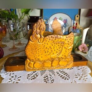 Wooden napkins holder